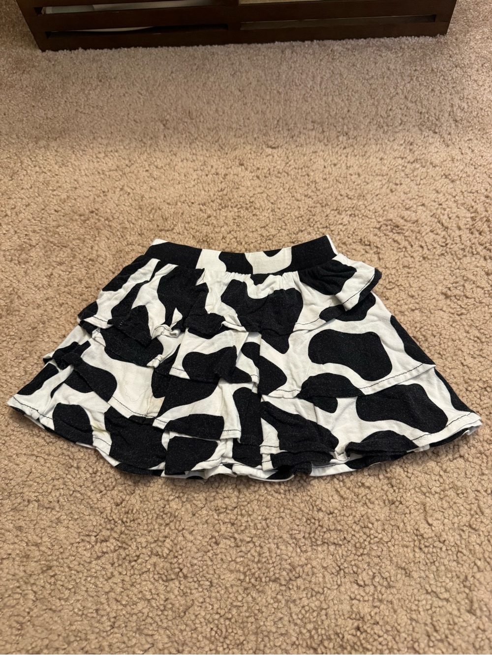 Little Sleepies Moo Crew Ruffled Skort, Size 18-24m